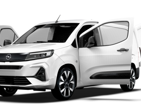 Opel Combo LWB Van HQ Interior 2024 Modèle 3D