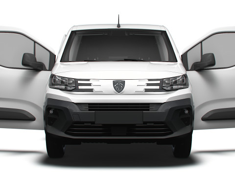 Peugeot Partner LWB Van HQ Interior 2024 3D 모델
