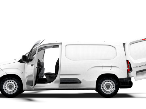 Peugeot Partner LWB Van HQ Interior 2024 3D 모델
