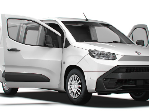 Toyota ProAce City LWB Van HQ Interior 2024 3D Model