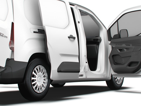 Toyota ProAce City LWB Van HQ Interior 2024 3Dモデル