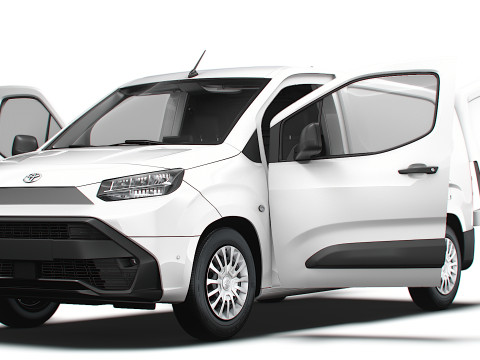 Toyota ProAce City LWB Van HQ Interior 2024 3Dモデル