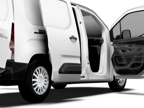 Toyota ProAce City LWB Van HQ Interior 2024 3Dモデル