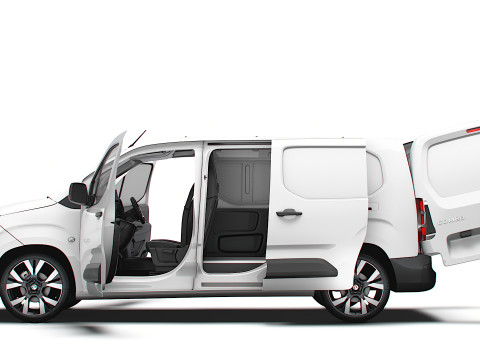 Vauxhall Combo LWB Van HQ Interior 2024 3D-Modell