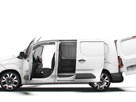 Vauxhall Combo LWB Van HQ Interior 2024 3D Model