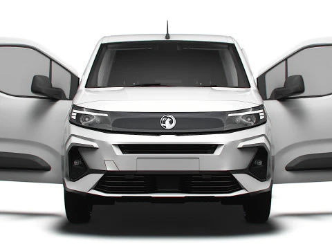 Vauxhall Combo LWB Van HQ Interior 2024 3D Model