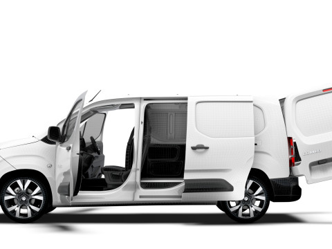 Vauxhall Combo LWB Van HQ Interior 2024 3D-Modell