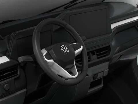 VW Transporter Van L1H2 2SD HQ Interior 2025 3D Model
