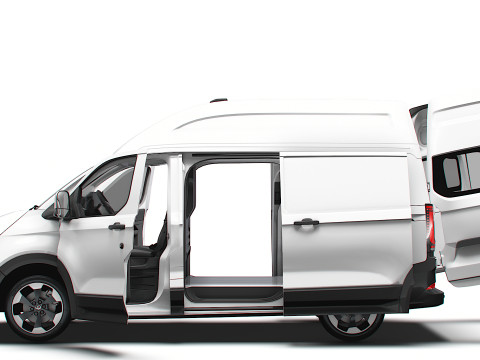 VW Transporter Van L1H2 2SD HQ Interior 2025 Model 3D