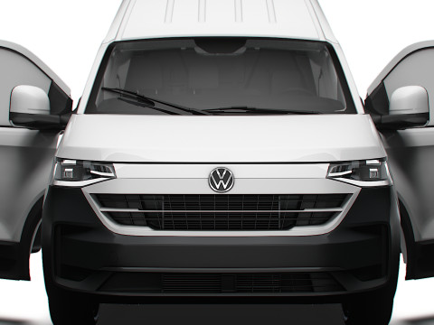 VW Transporter Van L1H2 2SD HQ Interior 2025 Model 3D