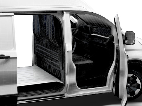 VW Transporter Van L1H2 2SD HQ Interior 2025 Model 3D