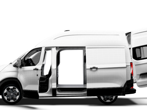 VW Transporter Van L1H2 2SD HQ Interior 2025 Model 3D