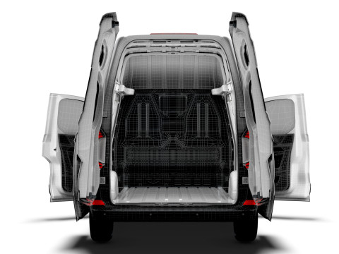 VW Transporter Van L1H2 2SD HQ Interior 2025 Model 3D