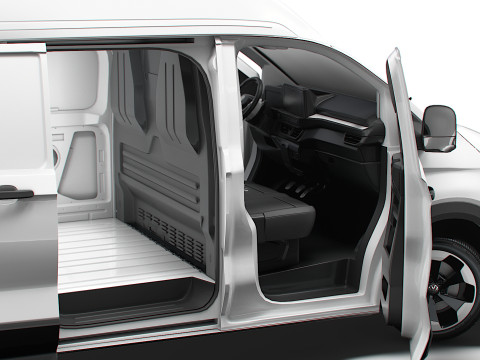 VW Transporter Van L1H2 HQ Interior 2025 Modèle 3D