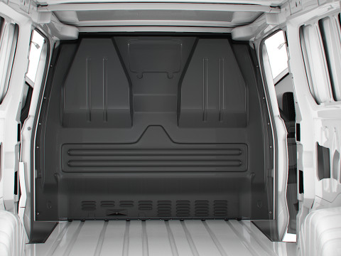 VW Transporter Van L2H1 2SD HQ Interior 2025 3D-Modell