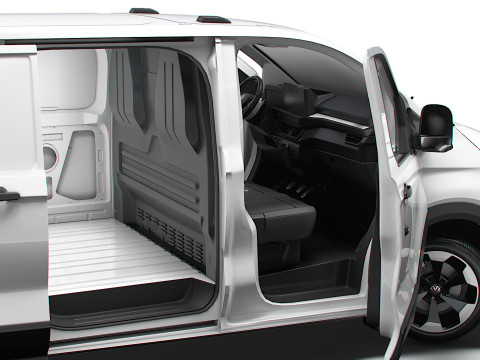 VW Transporter Van L2H1 HQ Interior 2025 3Dモデル