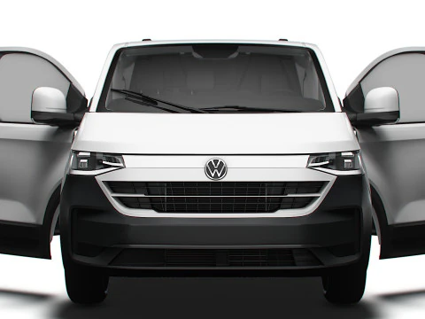 VW Transporter Van L2H1 HQ Interior 2025 3D Model