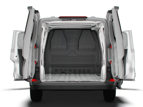 VW Transporter Van L2H1 HQ Interior 2025 3Dモデル