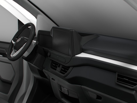 VW Transporter Van L2H1 HQ Interior 2025 3Dモデル