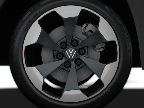 VW Transporter Van L2H1 HQ Interior 2025 3D Model