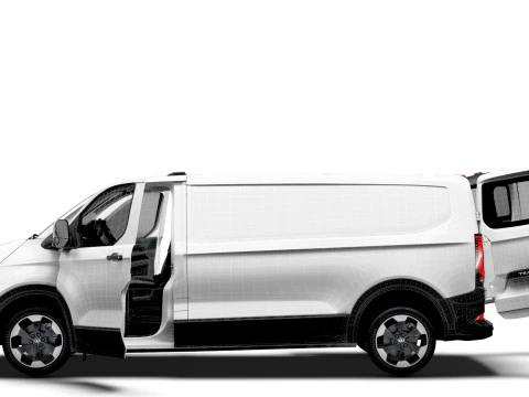 VW Transporter Van L2H1 HQ Interior 2025 3D Model
