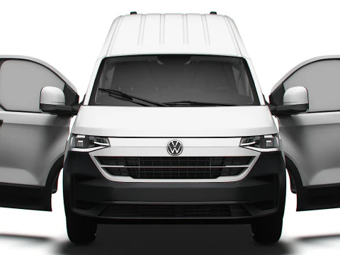 VW Transporter Van L2H2 2SD HQ Interni 2025 Modello 3D