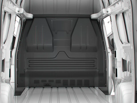 VW Transporter Van L2H2 2SD HQ Interni 2025 Modello 3D