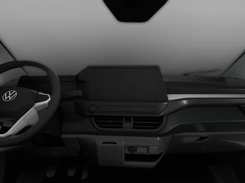 VW Transporter Van L2H2 2SD HQ Interni 2025 Modello 3D