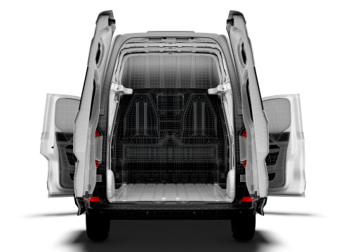 VW Transporter Van L2H2 2SD HQ Interior 2025 Model 3D