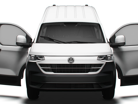 VW Transporter Van L2H2 HQ Interior 2025 Model 3D