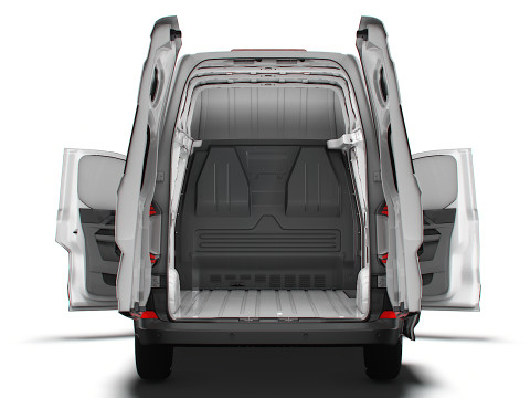 VW Transporter Van L2H2 HQ Interior 2025 Model 3D