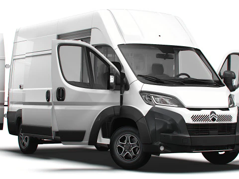 Interior Citroen dan Jumper Van L3H3 HQ 2025 Model 3D