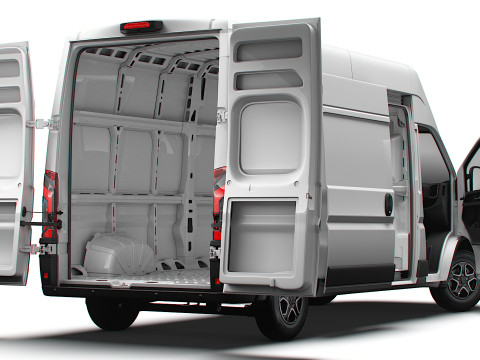 Citroen e Jumper Van L3H3 HQ Interior 2025 3Dモデル