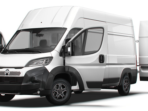 Citroen e Jumper Van L3H3 HQ Interior 2025 3Dモデル