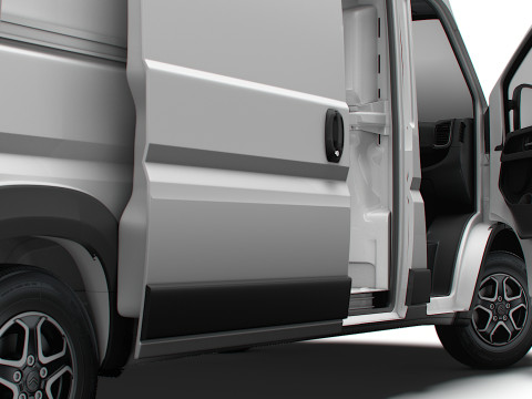 Citroen e Jumper Van L3H3 HQ Interior 2025 3Dモデル