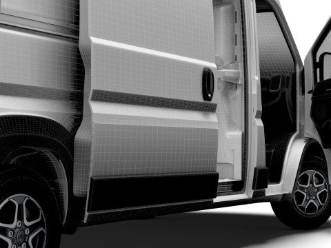 Citroen e Jumper Van L3H3 HQ Interior 2025 3Dモデル