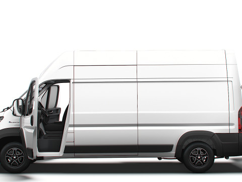 Fiat e Ducato Van L3H3 HQ Interior 2025 3Dモデル