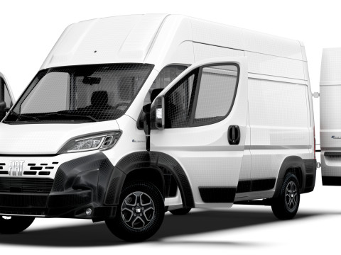 Fiat e Ducato Van L3H3 HQ Interior 2025 3Dモデル