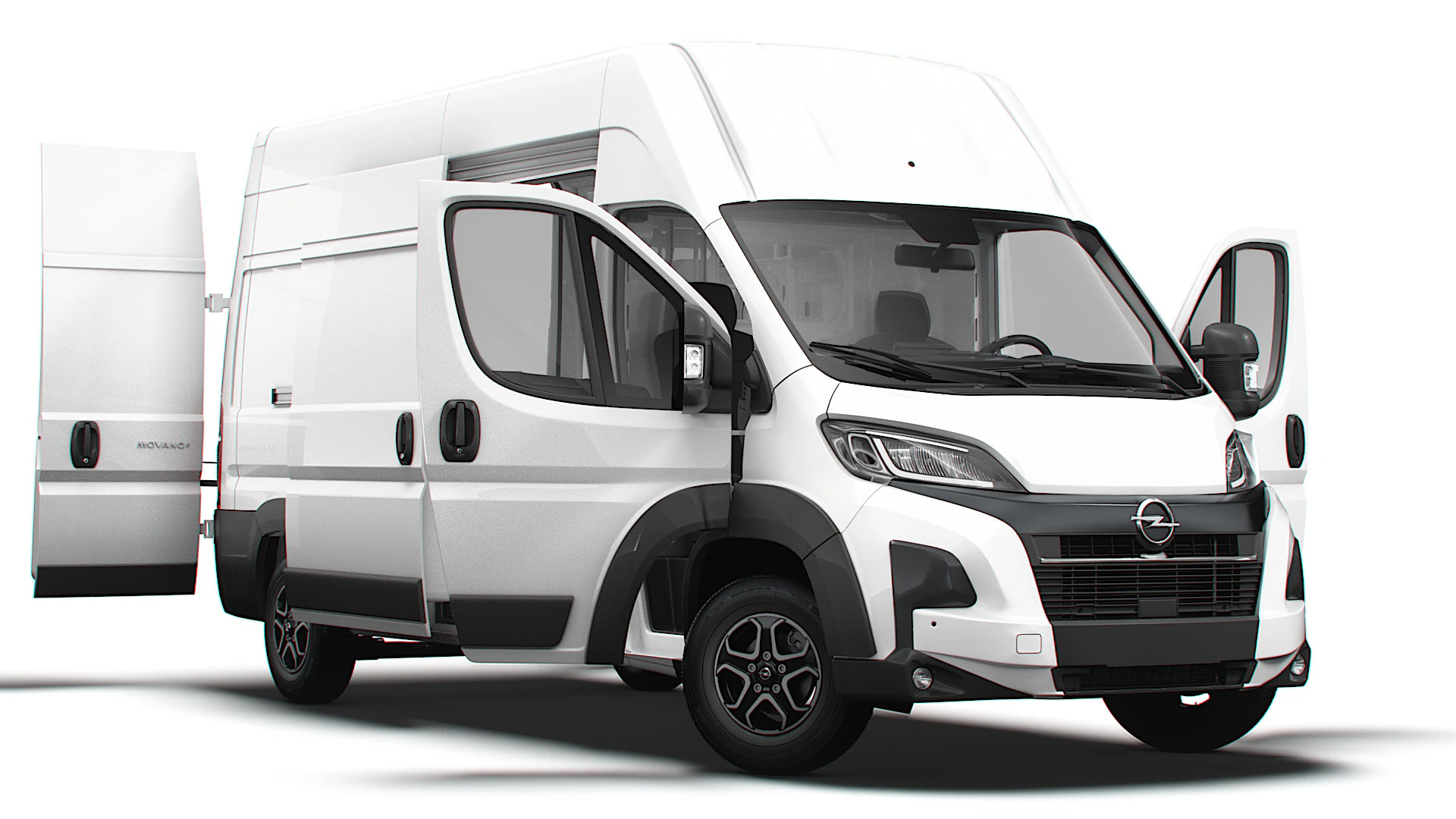 Opel Movano e Van L3H3 HQ Interior 2025 3D Model .c4d .max .obj .3ds .fbx .stl .blend 