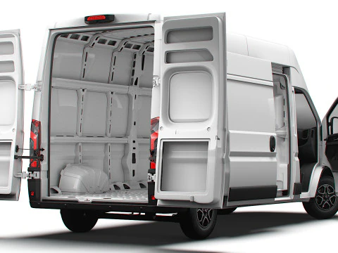 Opel Movano e Van L3H3 HQ Interior 2025 3D Model
