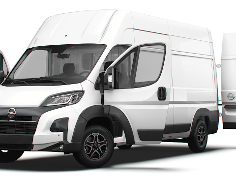 Opel Movano e Van L3H3 HQ Interior 2025 3D Model