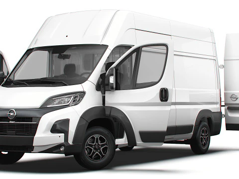 Opel Movano e Van L3H3 HQ Interior 2025 3D Model