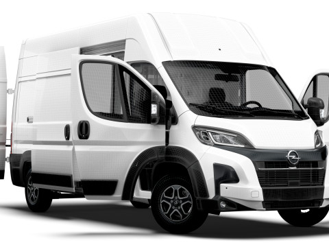 Opel Movano e Van L3H3 HQ Interior 2025 3D Model