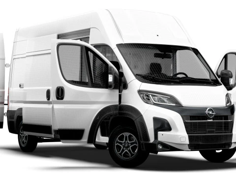 Opel Movano e Van L3H3 HQ Interior 2025 3D Model