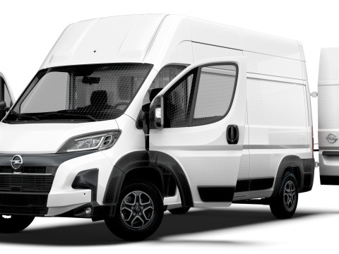 Opel Movano e Van L3H3 HQ Interior 2025 3D Model