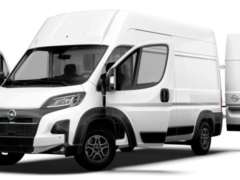 Opel Movano e Van L3H3 HQ Interior 2025 3D Model