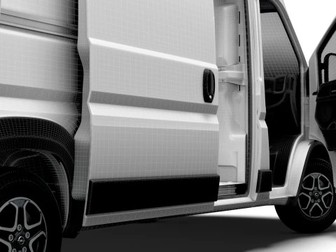 Opel Movano e Van L3H3 HQ Interior 2025 3D Model