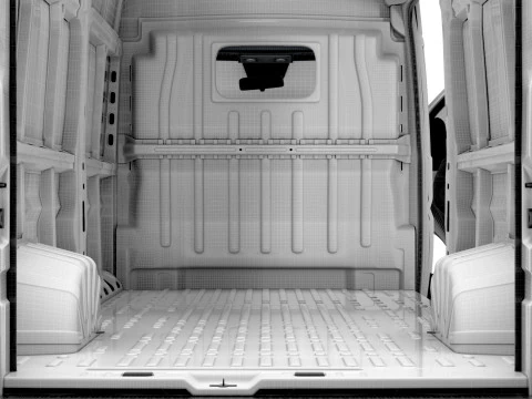 Opel Movano e Van L3H3 HQ Interior 2025 3D Model