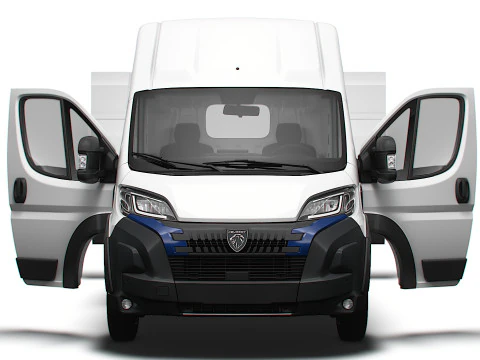 Peugeot e Boxer Van L3H3 HQ Interior 2025 3D Model