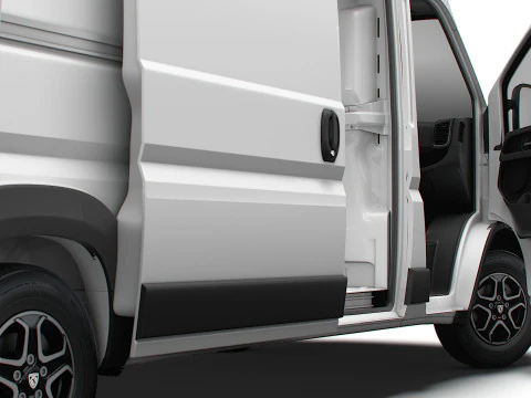 Peugeot e Boxer Van L3H3 HQ Interior 2025 3D Model